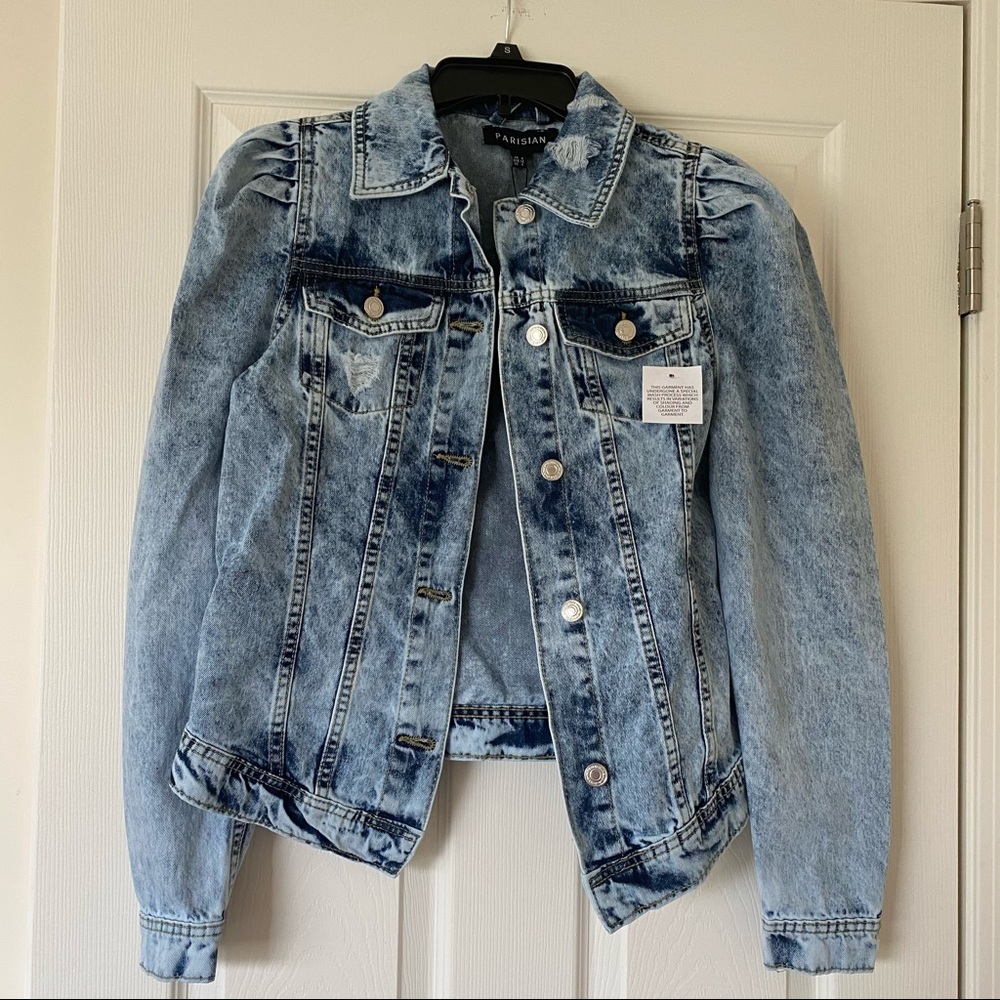 Parisian Acid Wash Jean Jacket NWT